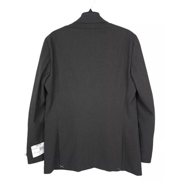 Kenneth Cole Reaction Men's Slim-Fit Stretch Suit Jacket Olive Dark Grey 38S NWT - Picture 4 of 7